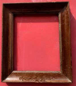 cornice in noce masselli Impero sagoma Impero perfetta intonsa XIX° sec. cm.31 x 39